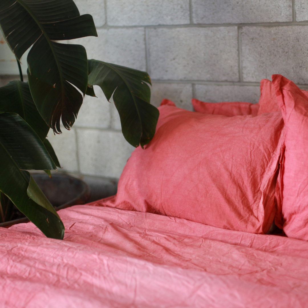 Rose Madder Duvet Set