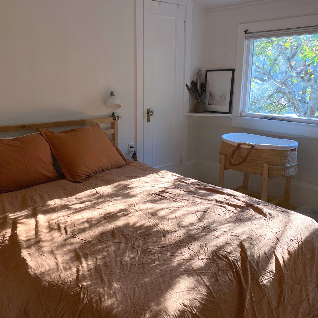 Terracotta Fitted Sheet Set