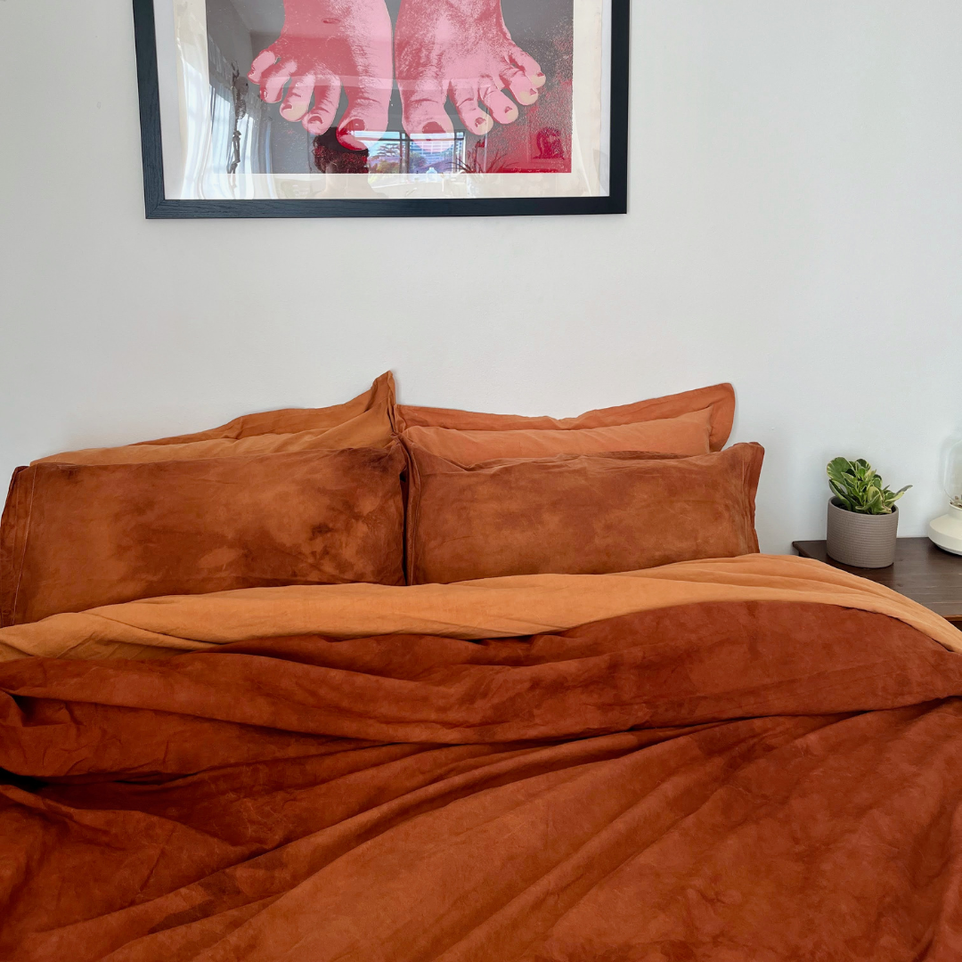 Rippled Rust Sheet Set