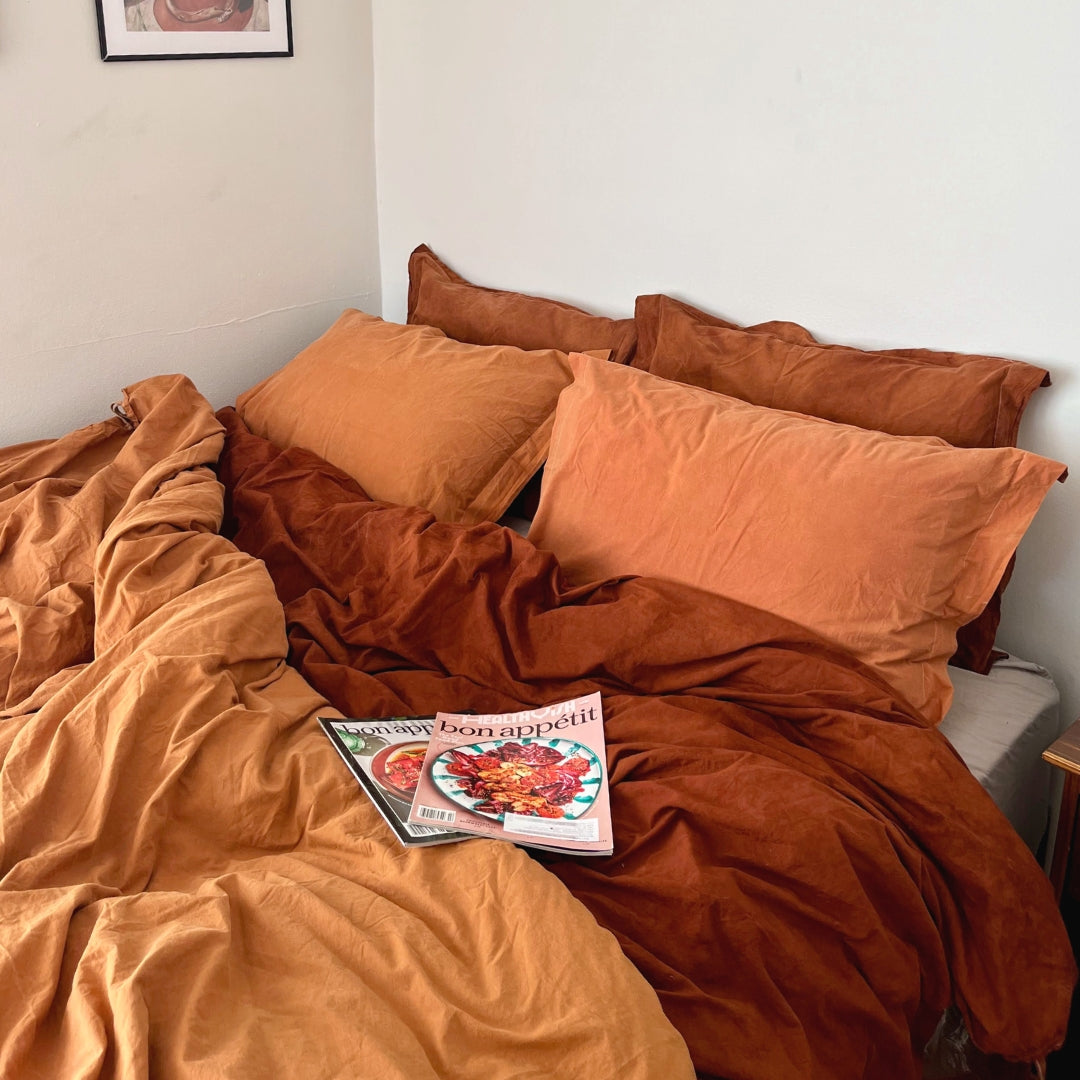 Terracotta Duvet Set