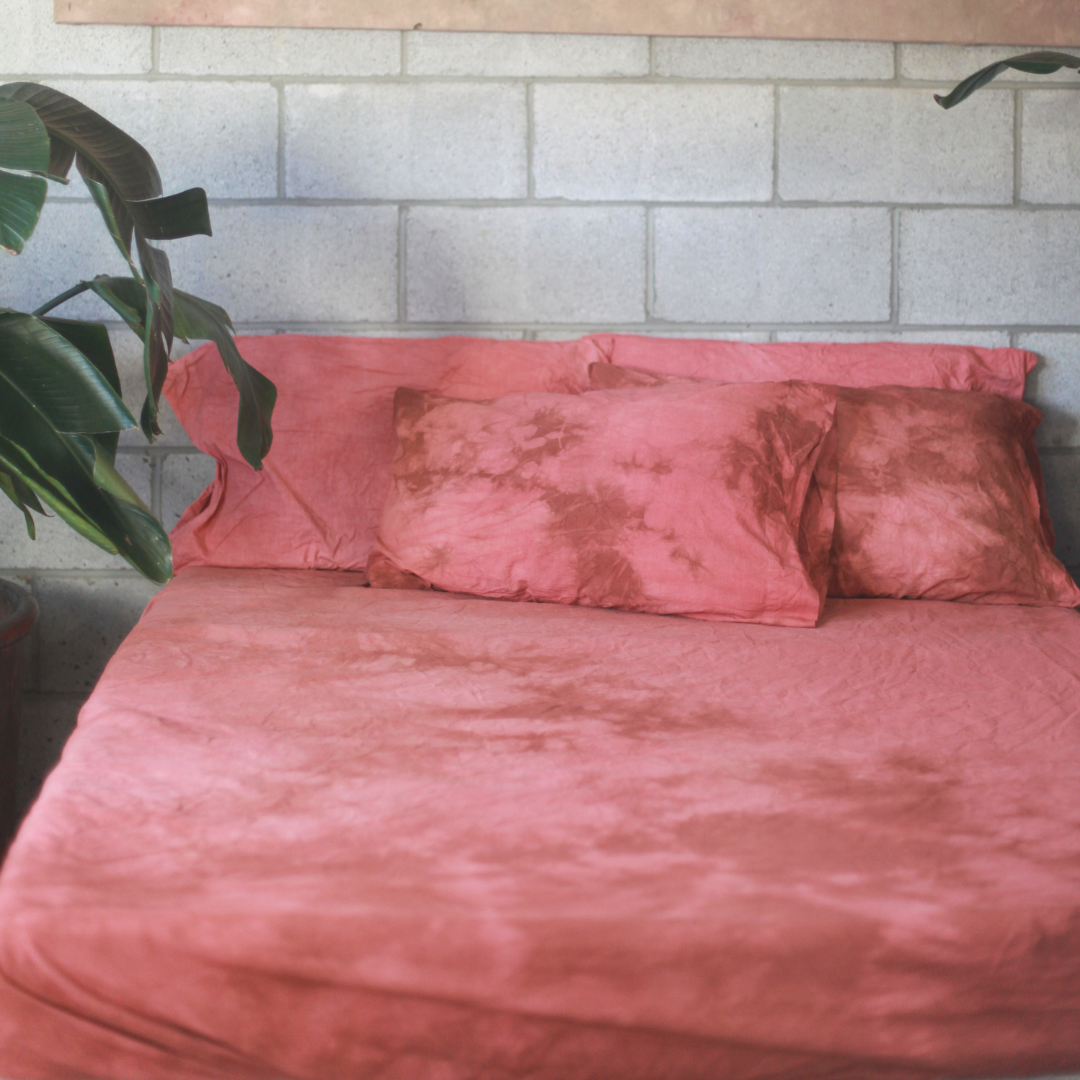 Marbled Madder Sheet Set